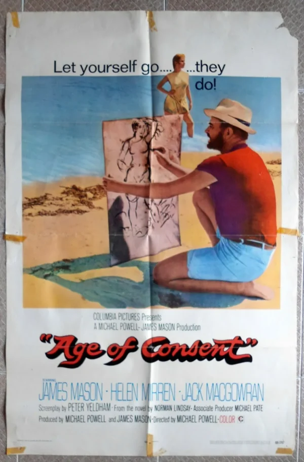 AGE OF CONSENT US 27"x41" 1969