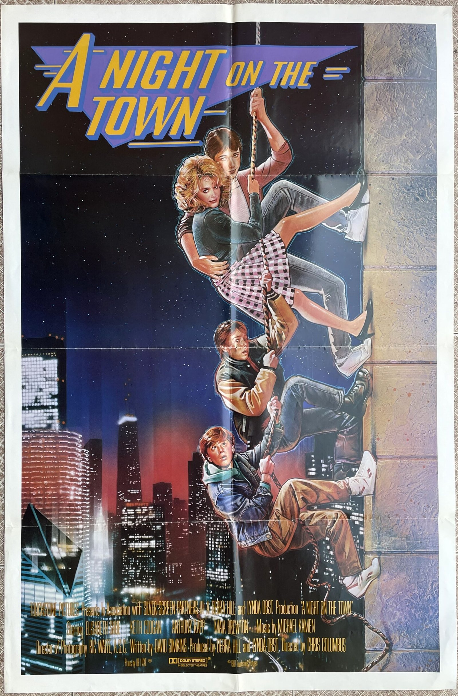 ADVENTURES IN BABYSITTING USA 27x41" Int'l Style Movie Poster 1987