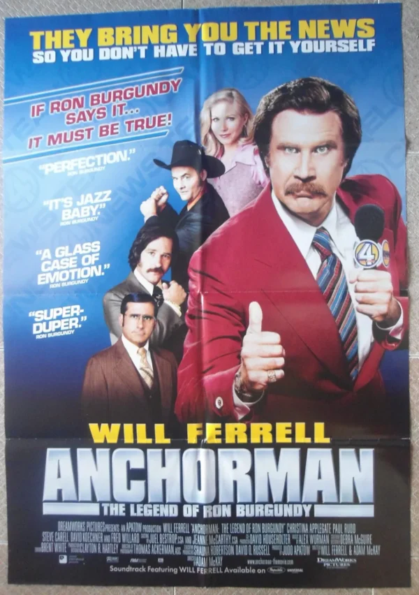 ANCHORMAN US Int'l Style 27"x39.5" SS 2004