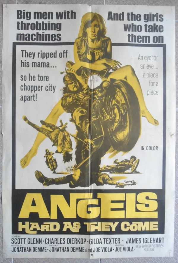 ANGELS HARD AS THEY COME US 26x37.7" 1971