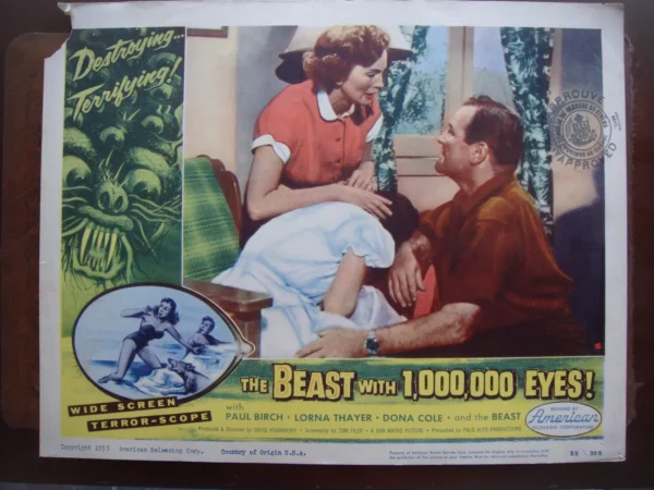 BEAST WITH 1000000 EYES Lobby Card 11"x14" 1955