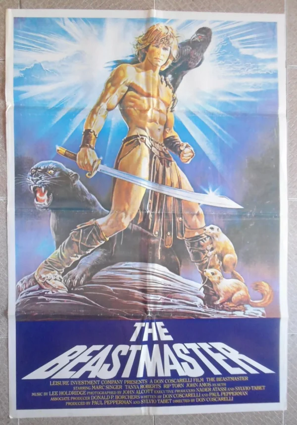 BEASTMASTER Lebanese English Text 27.5x39.4" 1982