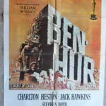 BEN HUR Lebanese English Text 27.5x39.5" 70s