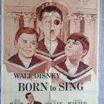 BORN TO SING Original One Sheet 27x41" 1962