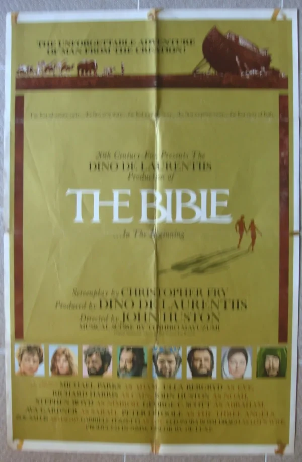 BIBLE One sheet US Int'l Style 27"x41" 1966