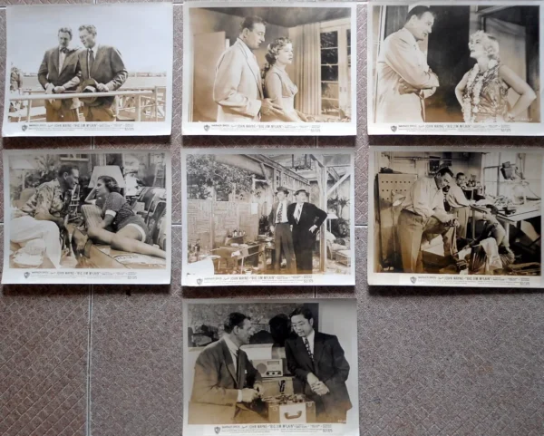 BIG JIM McLAIN (7) US Int'l Style Stills 8x10" 1952