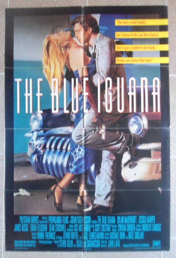 BLUE IGUANA One sheet US 27"x40" Int'l 1980