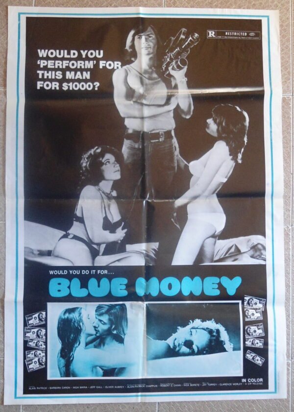 BLUE MONEY Lebanese/English  27.5x39.5" 1972