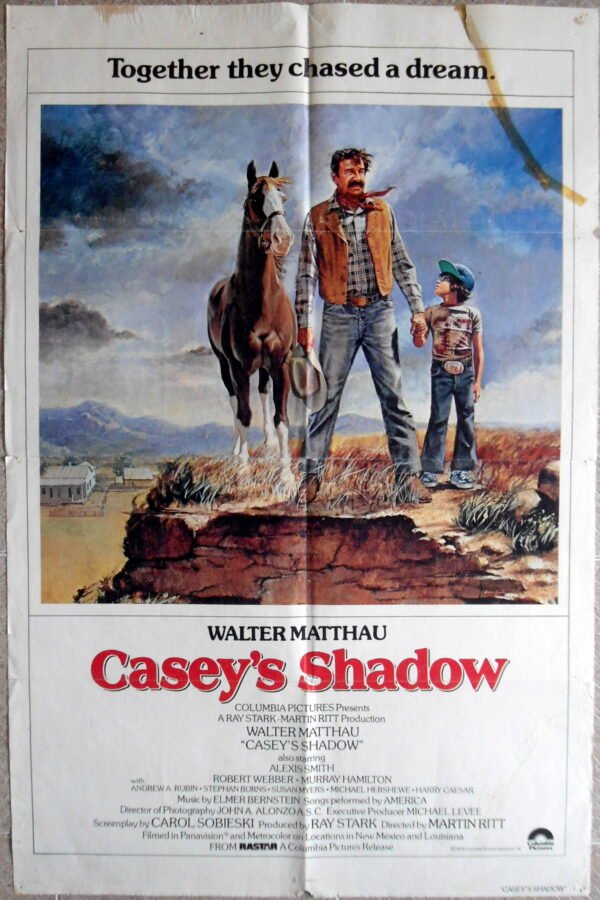 CASEY'S SHADOW One Sheet 27x41" US Martin Ritt Film 1978