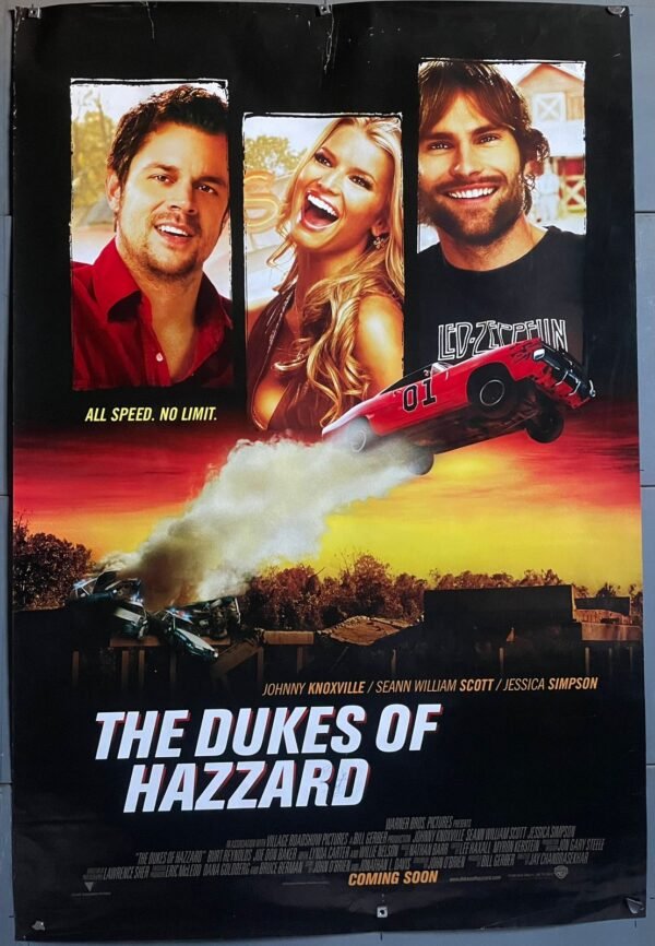 Dukes Of Hazzard rolled double sided US original movie poster 27"x40" 2005