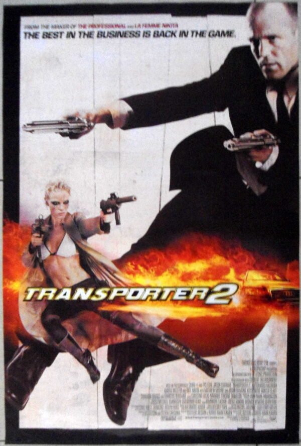 Transporter 2 rolled D/S US 27"x40" Movie poster. 69x402 cm 2005