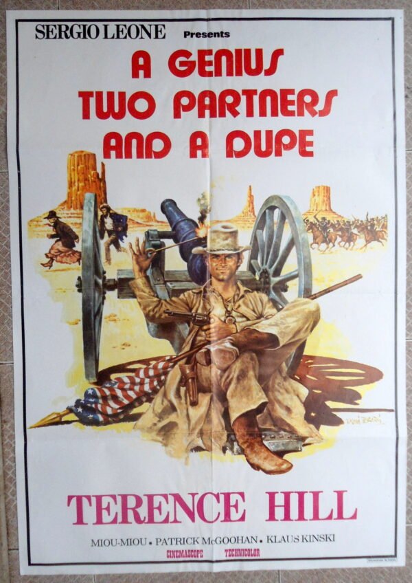 GENIUS TWO PARTNERS AND A DUPE 27.5x39.5 lebanese 1975