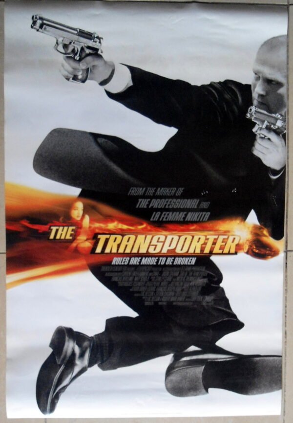 TRANSPORTER 26.75" x 39.75" DS Original Int'l A Movie Poster 2002
