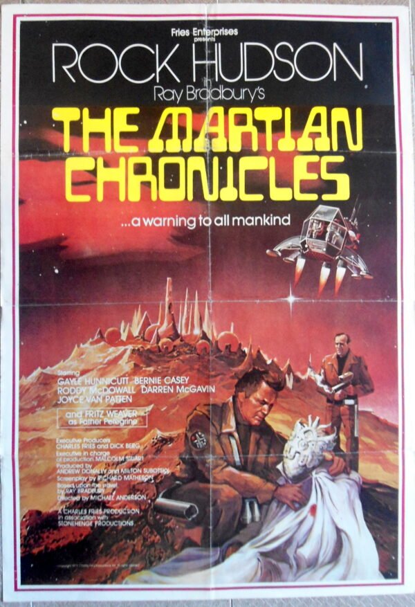 MARTIAN CHRONICLES Lebanese English 27.5x39.5" Sci-Fi 1979