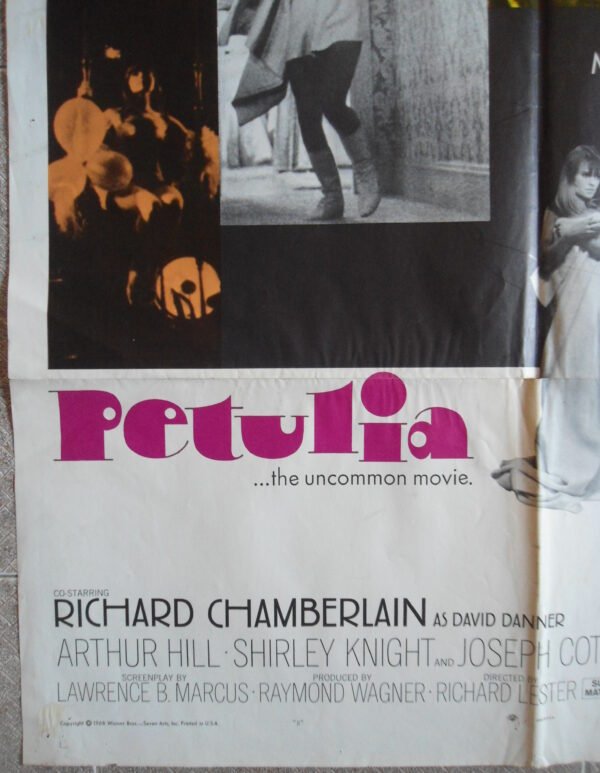 PETULIA 27"x41" US (RARE Style B) movie poster 1968 - Image 2