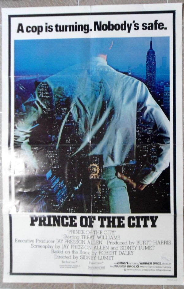 PRINCE OF THE CITY 27x41" Original US Movie poster 1981