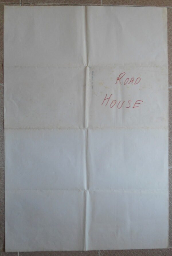 ROAD HOUSE 26.75" x 39.75" Original US SS Movie Poster 1989 - Image 2