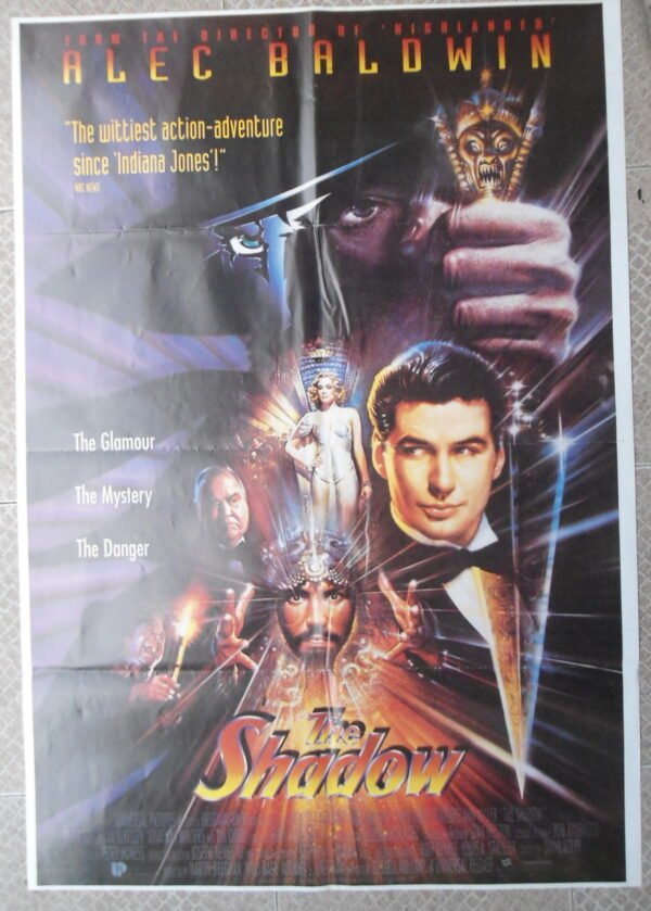 SHADOW Lebanese/English 27.5x39.4" SS Alec Baldwin Movie Poster 1994