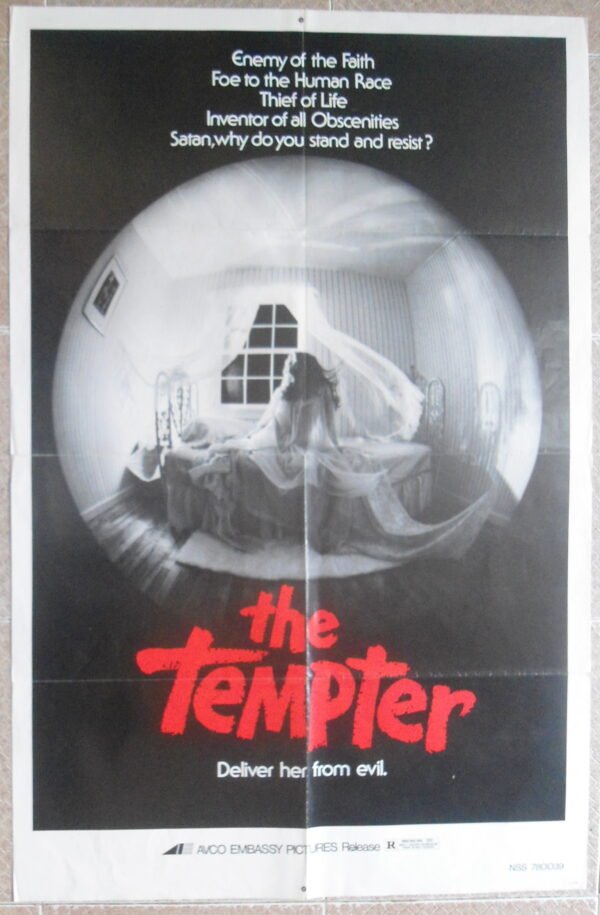 TEMPTER 27x41" US HORROR Original Film Movie poster 1978