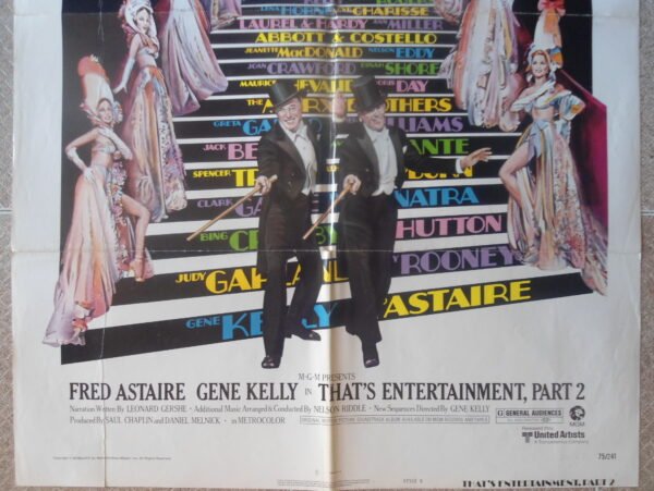 THAT'S ENTERTAINMENT II 27x41" US Movie Poster Bob Peak Art 1975 - Image 2