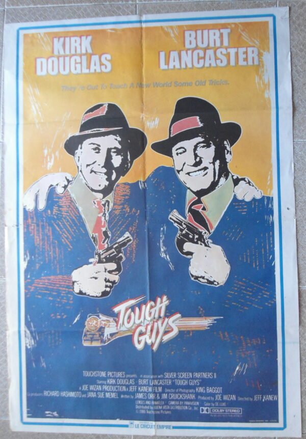 TOUGH GUYS Lebanese/English 27.5x39.4" ArtWork Movie Poster 1986