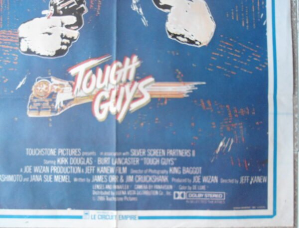 TOUGH GUYS Lebanese/English 27.5x39.4" ArtWork Movie Poster 1986 - Image 2