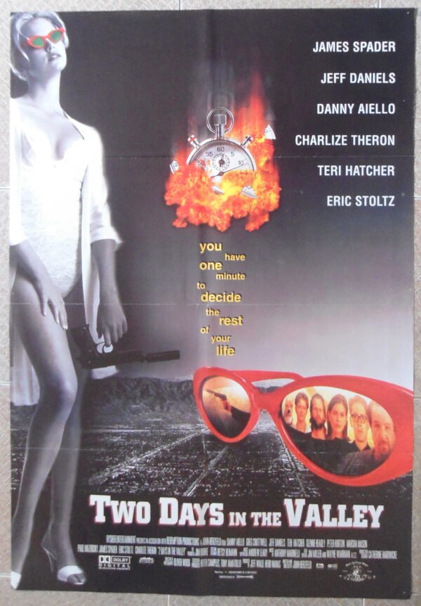 TWO DAYS IN THE VALLEY Lebanese/English 27x39" SS Movie Poster 1996