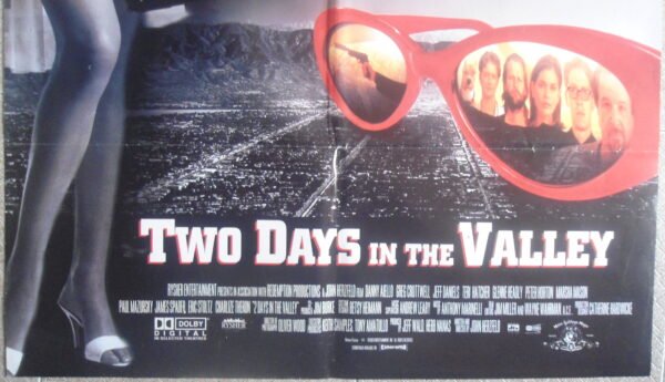 TWO DAYS IN THE VALLEY Lebanese/English 27x39" SS Movie Poster 1996 - Image 2