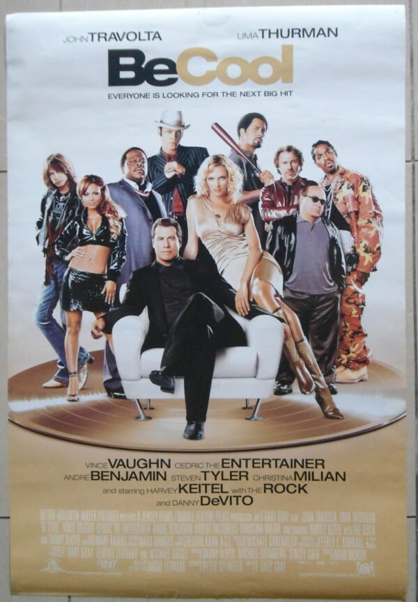 BE COOL Rolled DS 27"X40" Rare Int'l Style USA Movie Poster 2005