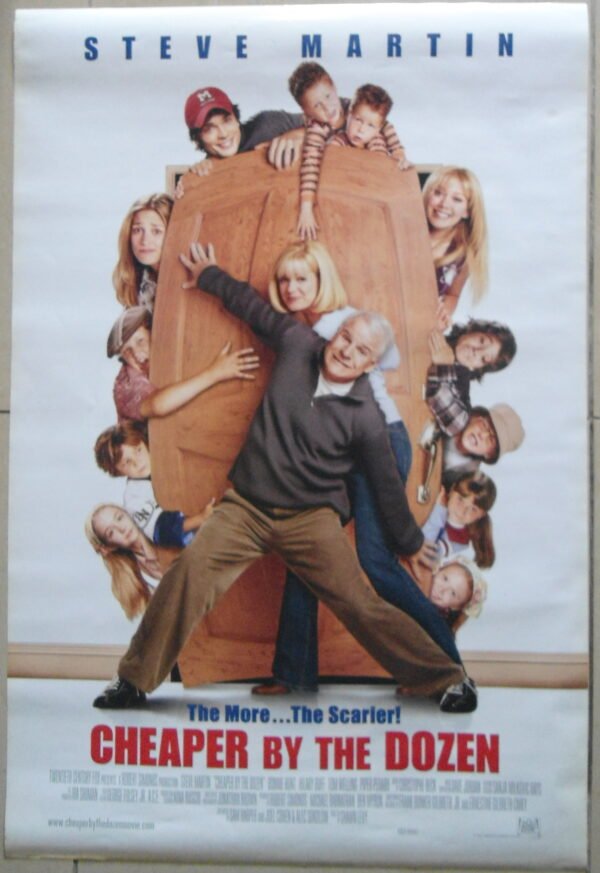 CHEAPER BY THE DOZEN Rolled DS 27"X40" Rare Int'l Style A USA Movie Poster 2003