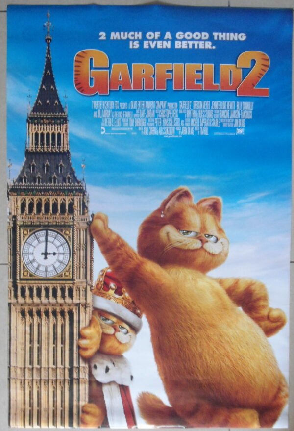 GARFIELD II Rolled DS 27"X40" Int'l P Style Movie Poster 2006