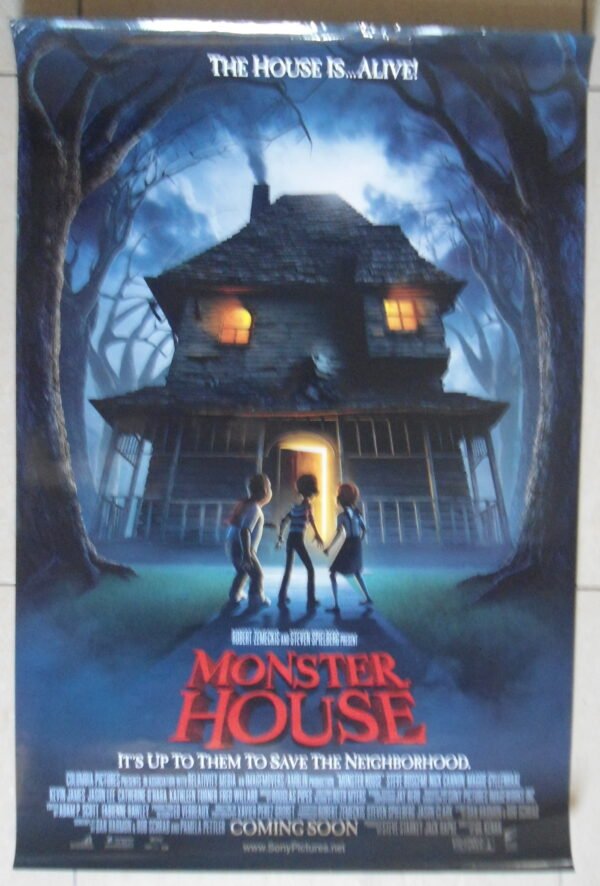 MONSTER HOUSE Rolled DS 27"X40" Coming Soon Style Movie Poster 2003