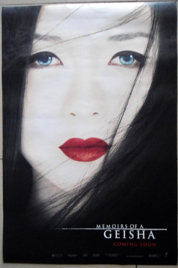 MEMOIRS OF A GEISHA Rolled DS 27"X40" Rare Coming Soon Style Movie Poster 2005