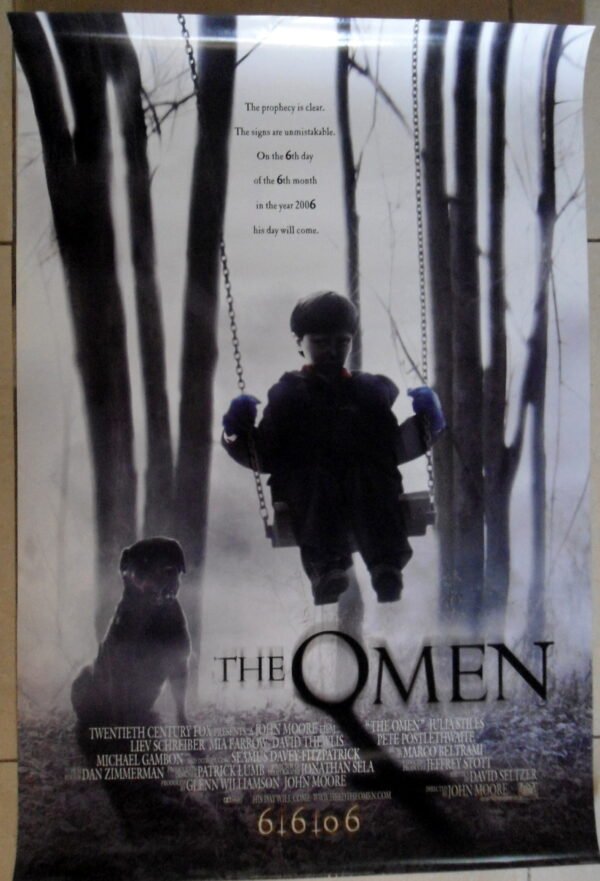 OMEN Rolled DS 27"X40" Rare Int'l A Style Horror Movie Poster 2006
