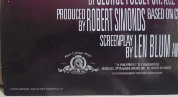 PINK PANTHER  Rolled DS 27"X40" Int'l A Style 69X102 cm Movie Poster 2006 - Image 2