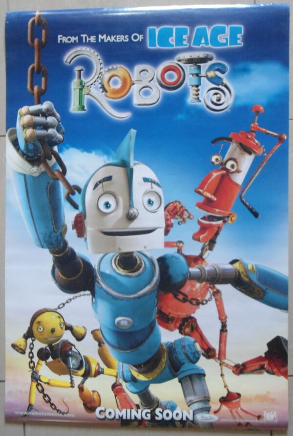 ROBOTS Rolled DS 27"X40" Int'l B Style 69X102 cm Sci-Fi Movie Poster 2005