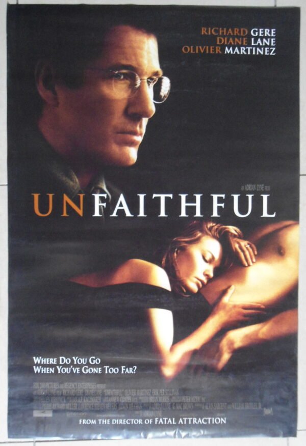 UNFAITHFUL Rolled DS 27"X40" Rare Int'l Style B 69X102 cm Movie Poster 2002