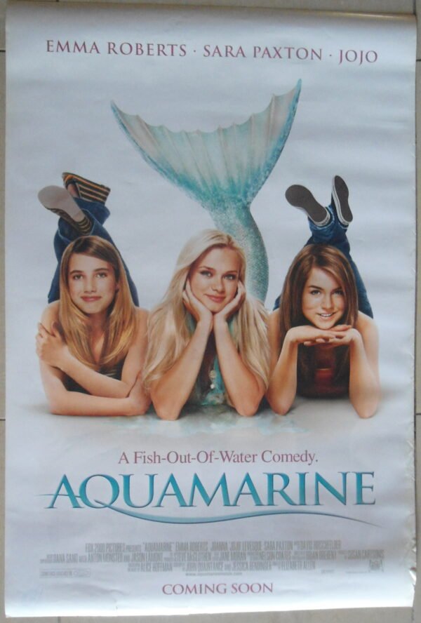 AQUAMARINE Rolled DS 27"X40" Advance Int'l Style B Movie Poster 2006