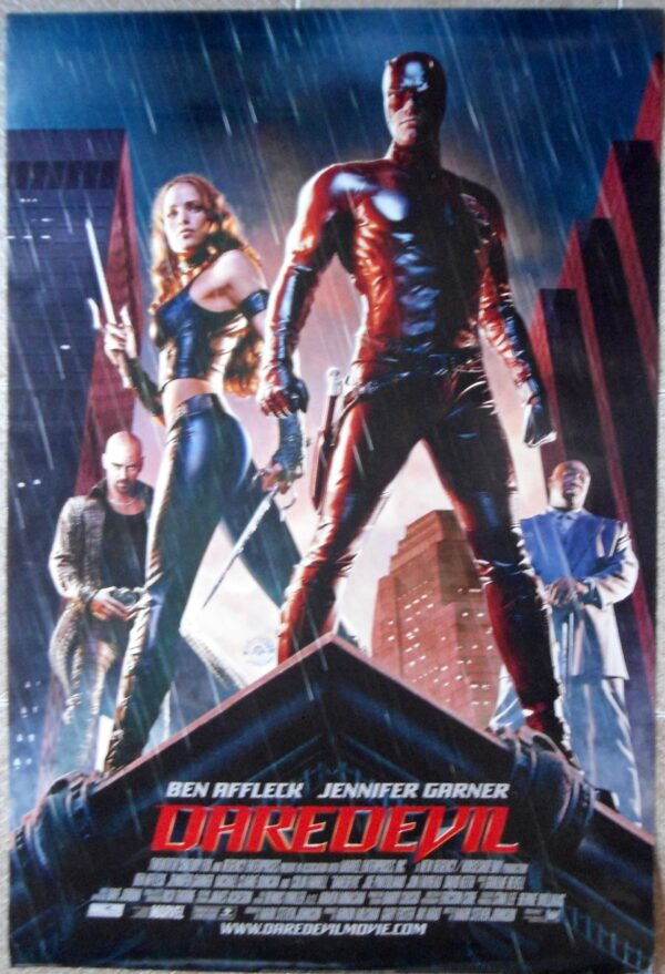 DAREDEVIL Rolled DS 27"X40" Rare Int'l Style US Marvel Comics Movie Poster 2003