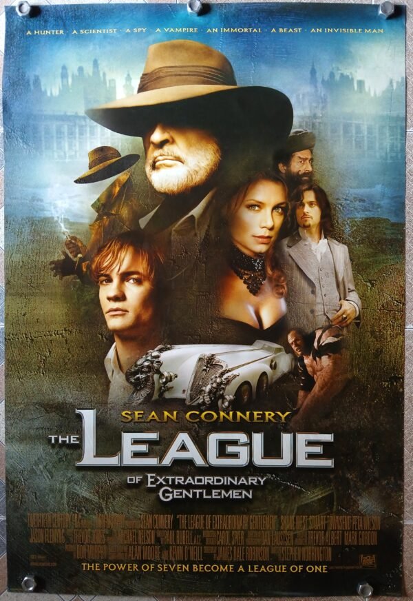 LEAGUE OF EXTRAORDINARY GENTLEMEN  Rolled DS 27"X40" Int'l B Style Sci-Fi Movie Poster 2003