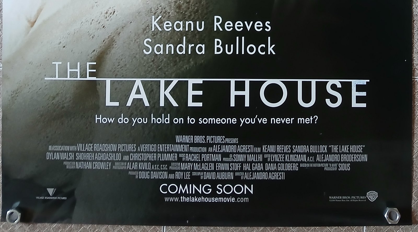 LAKE HOUSE Rolled DS 27"X40" Rare US Advance Style Movie Poster 2006 - Image 2