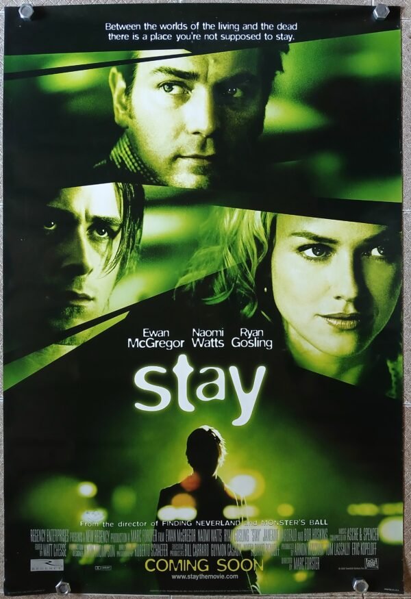 STAY Double Sided Rolled DS 27"X40" Adv Int'l A Movie Poster 2005
