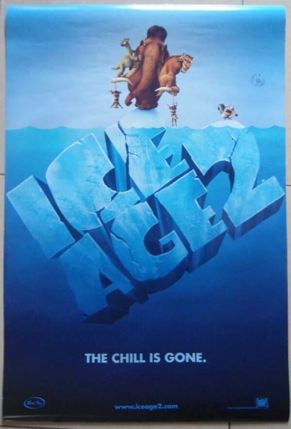 ICE AGE 2 Rolled DS 27"X40" Rare US Int'l Style B Movie Poster 2006