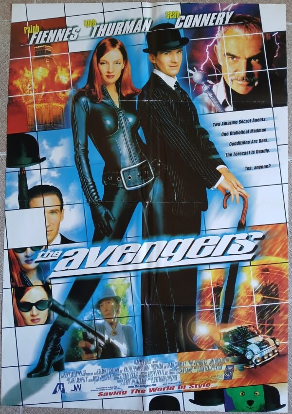 AVENGERS 27x38.8" Original US Int'l Style SS Movie Poster 1998 /C8/