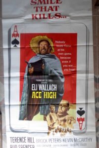 ACE HIGH Three sheet US 41"x81" movie poster Terence Hill Film 1969
