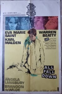 ALL FALL DOWN 27x41" Original US One Sheet Movie 1962