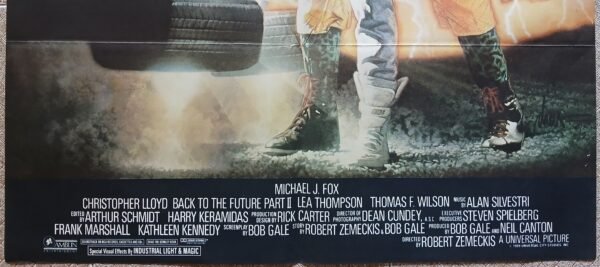 BACK TO THE FUTURE II Lebanese 27x39" English Text movie poster 1989 - Image 2