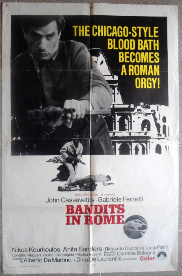 BANDITS IN ROME Roma Come Chicago Poster 27x41" Movie Poster 1969