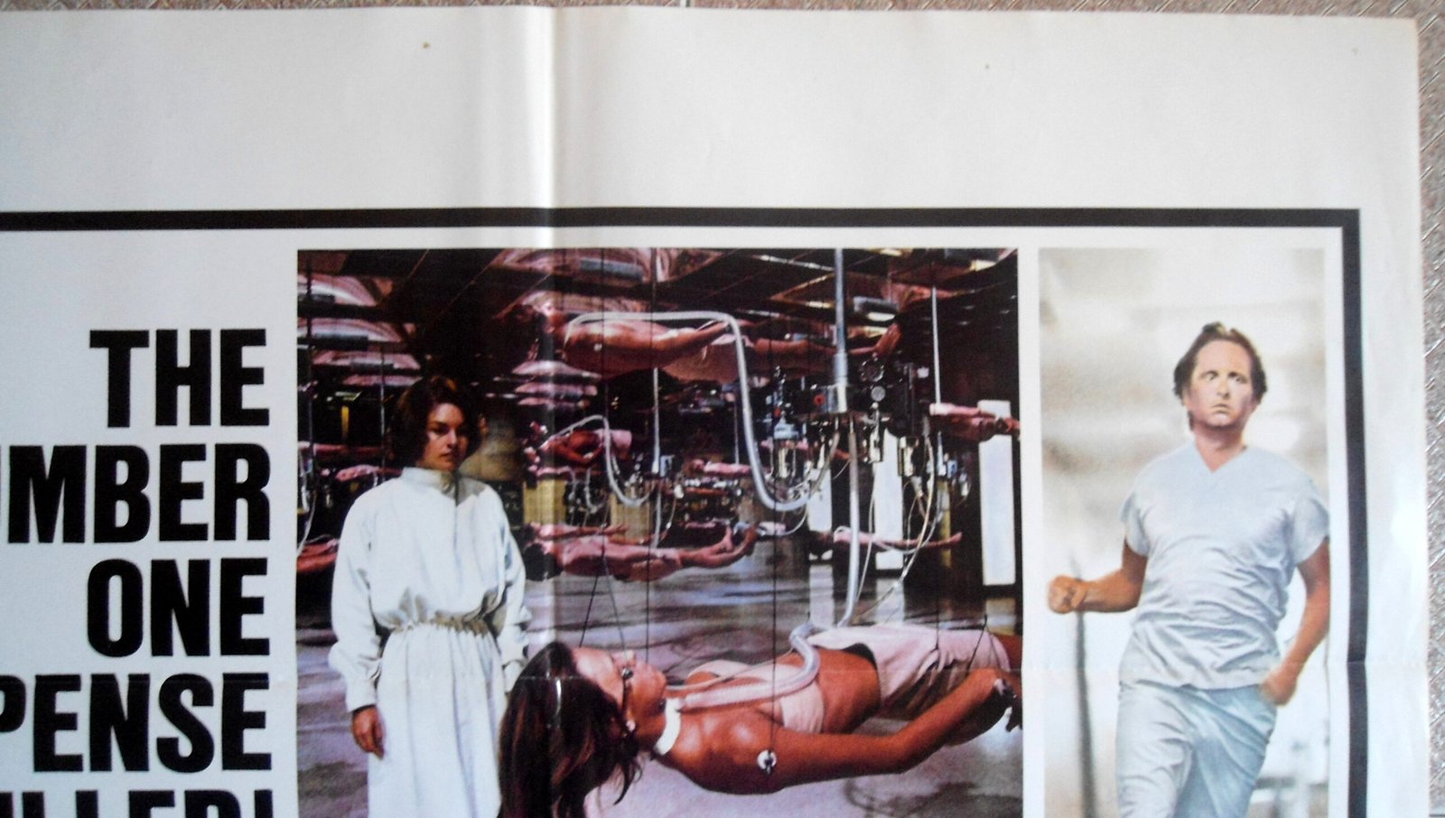 COMA Rare Int'l Style 27x41" Sci-Fi Film Movie Poster 1978 NM - Image 2