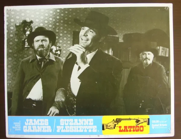 LATIGO Set of (8) US Lobby Cards 11x14" WESTERN Film movie Poster 1971 VF (C8) - Image 2